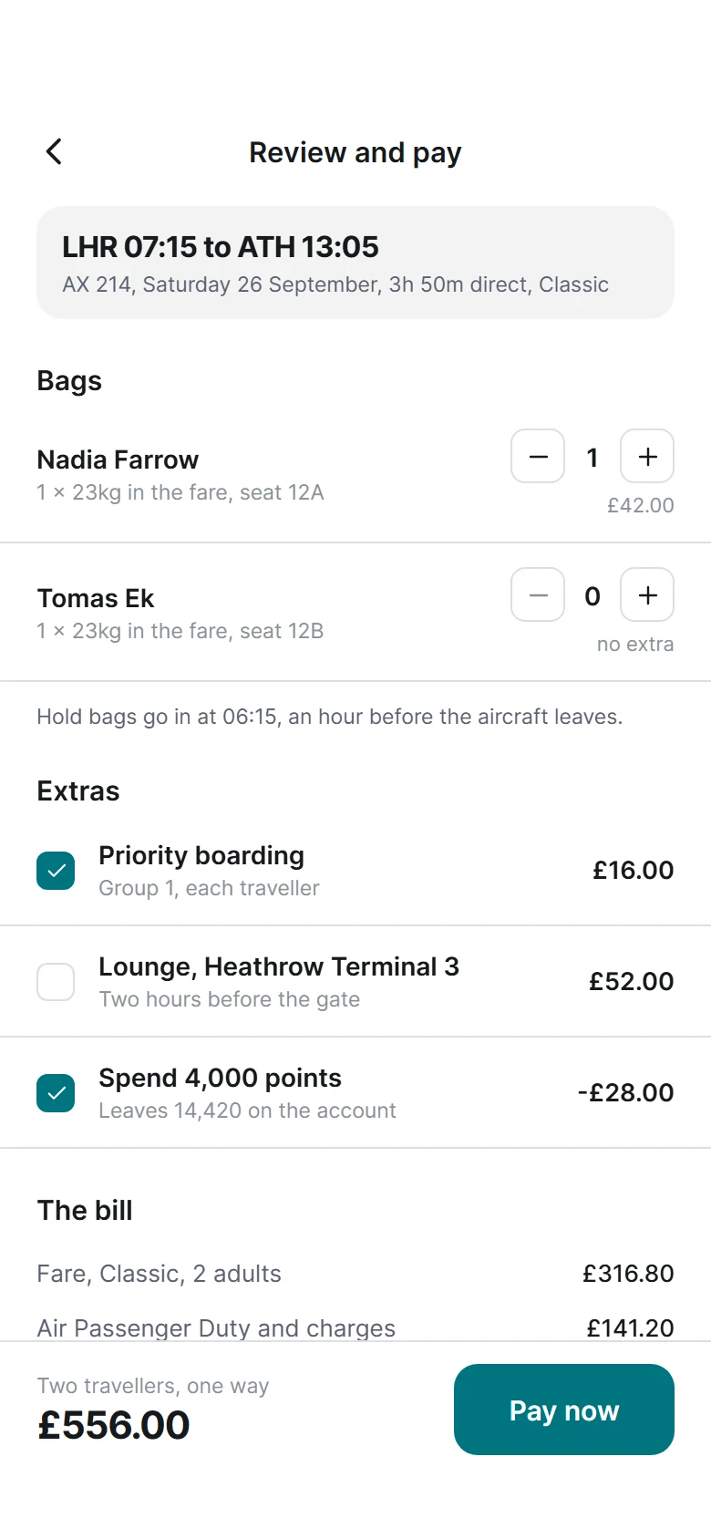 Airside Checkout preview