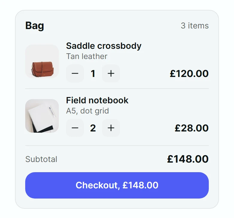 Aisle Bag Card preview