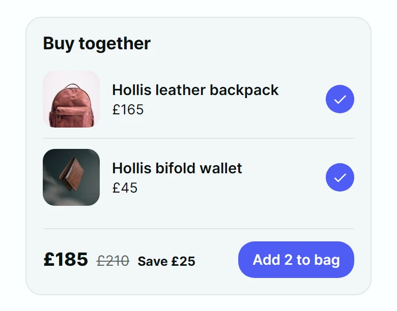 Aisle Bundle Card preview