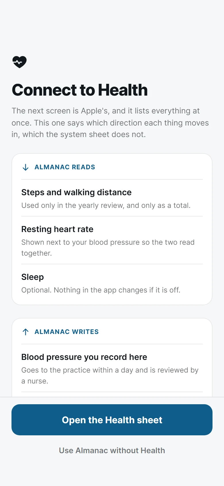 Almanac Connect To Health preview
