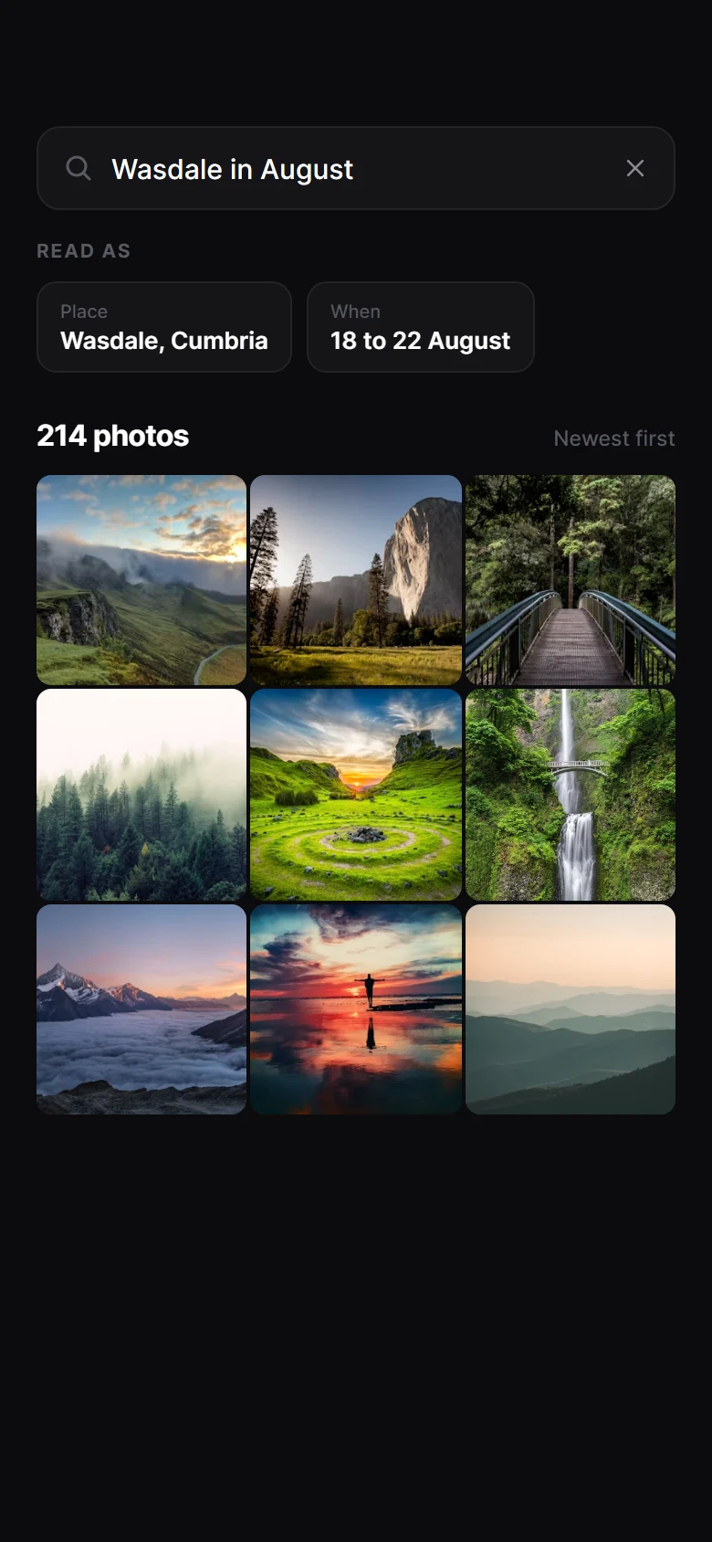 Aperture Search preview