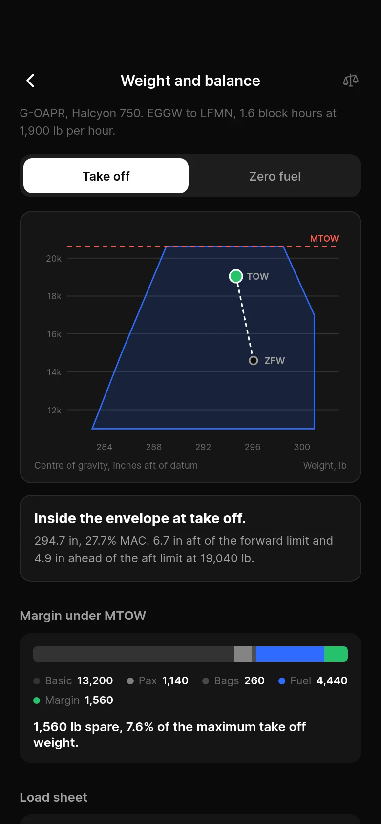 Apron Weight and Balance preview