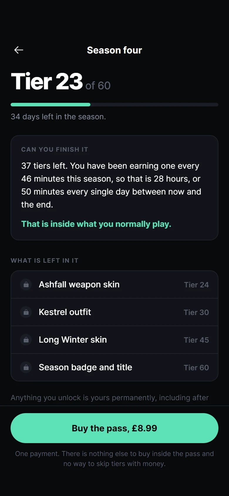 Arena Season Pass preview