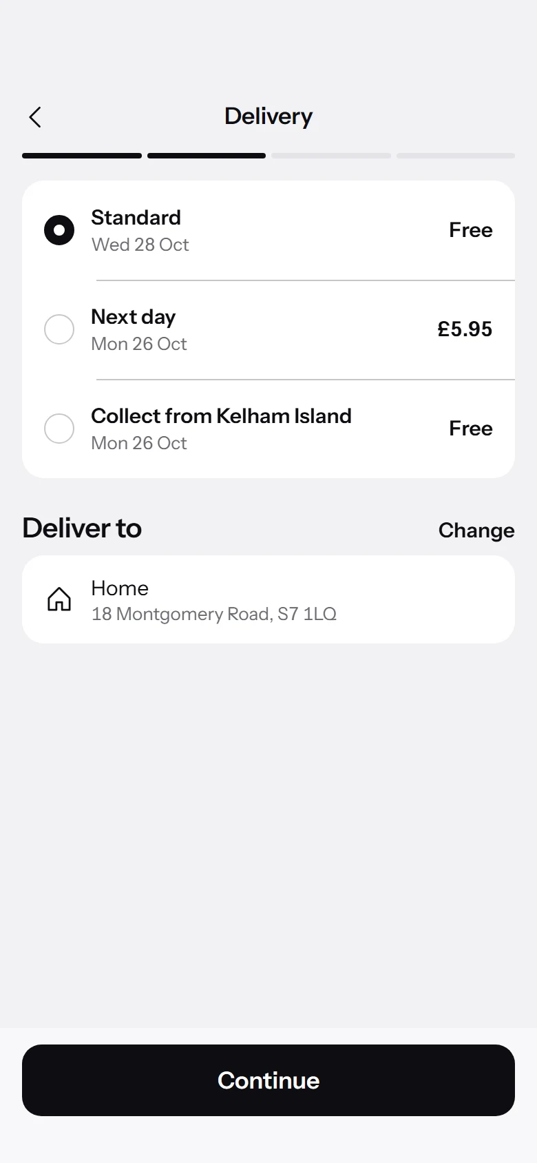 Atlas Store Delivery Options preview