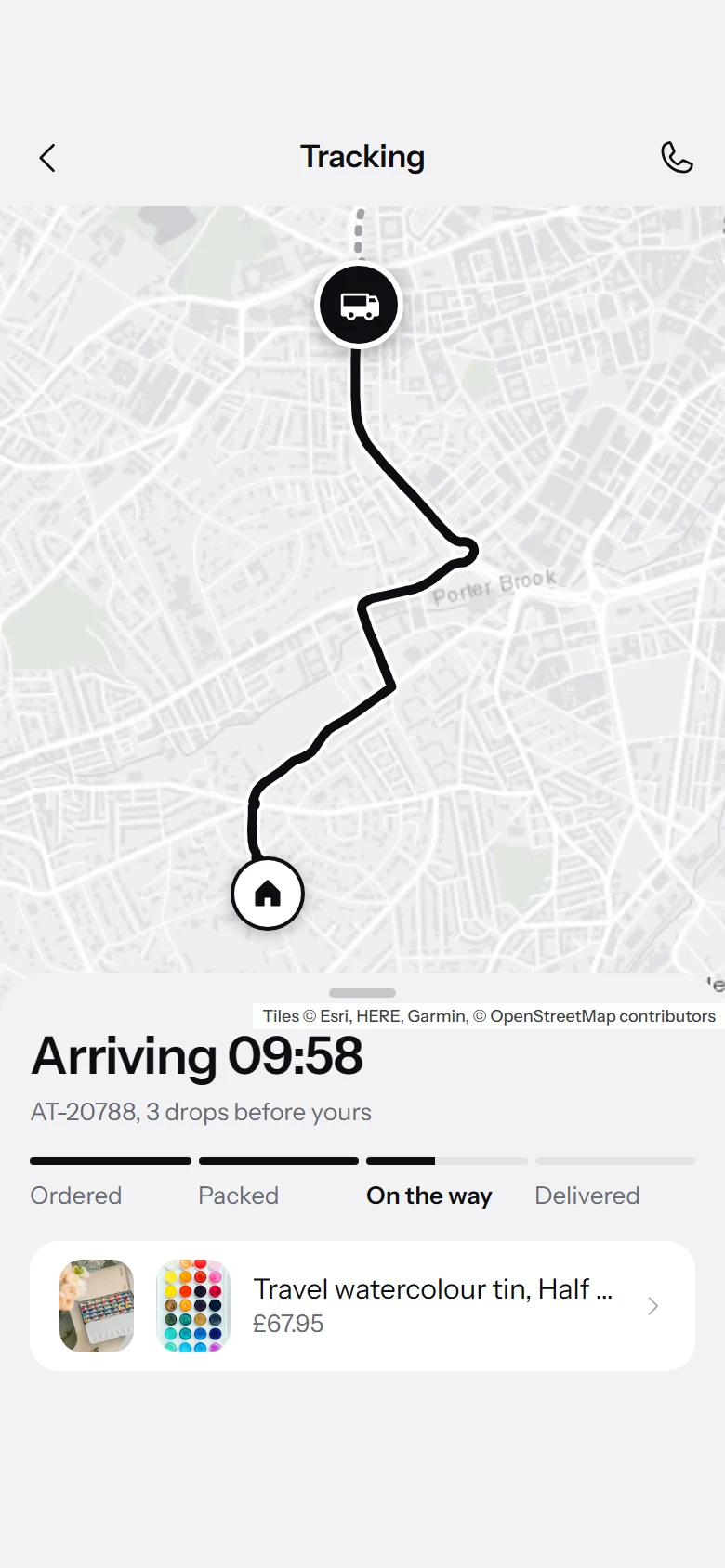 Atlas Store Order Tracking preview
