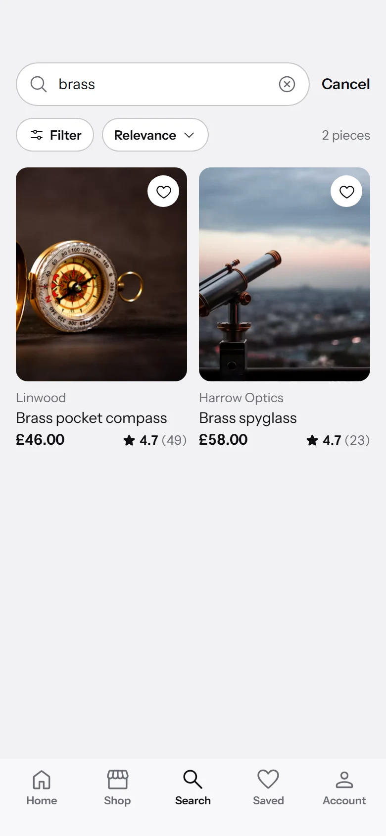 Atlas Store Search Results preview