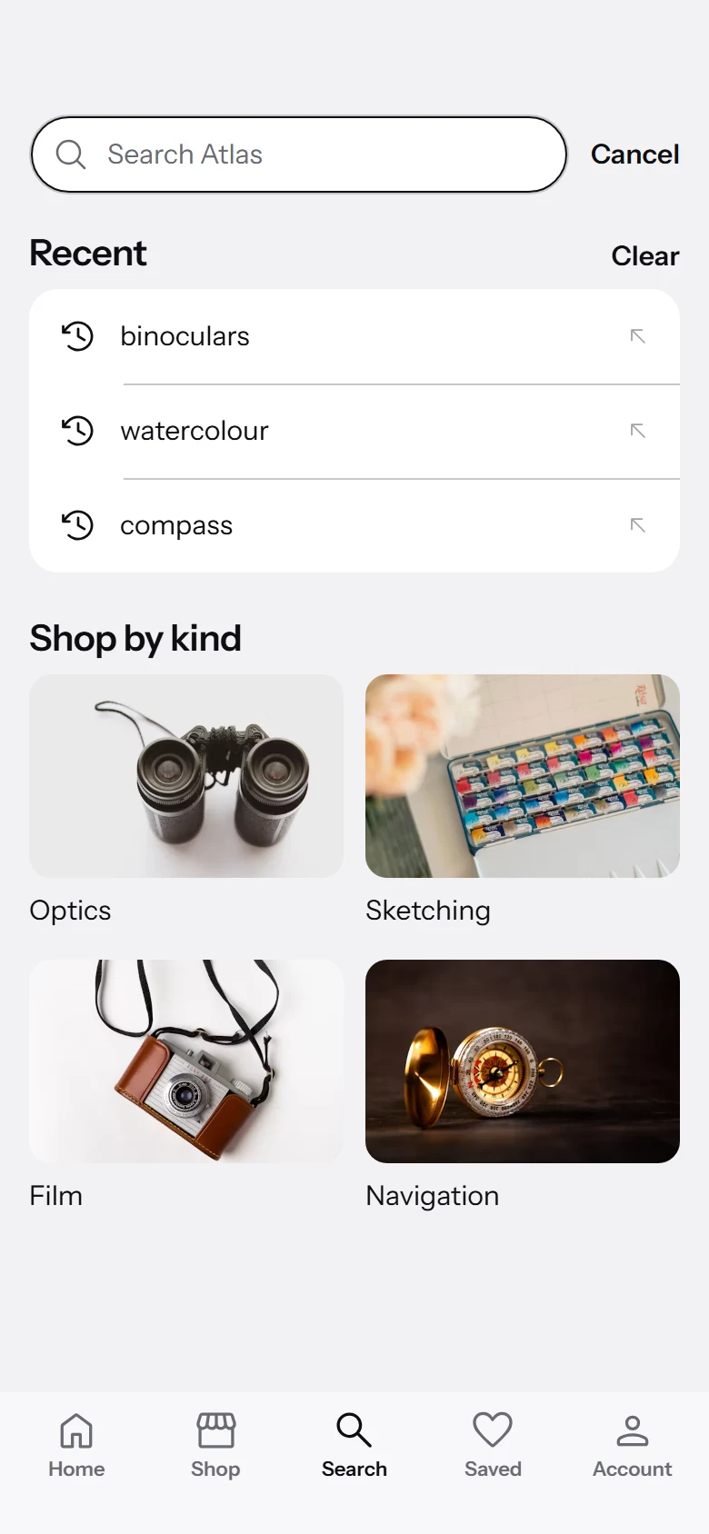 Atlas Store Search preview