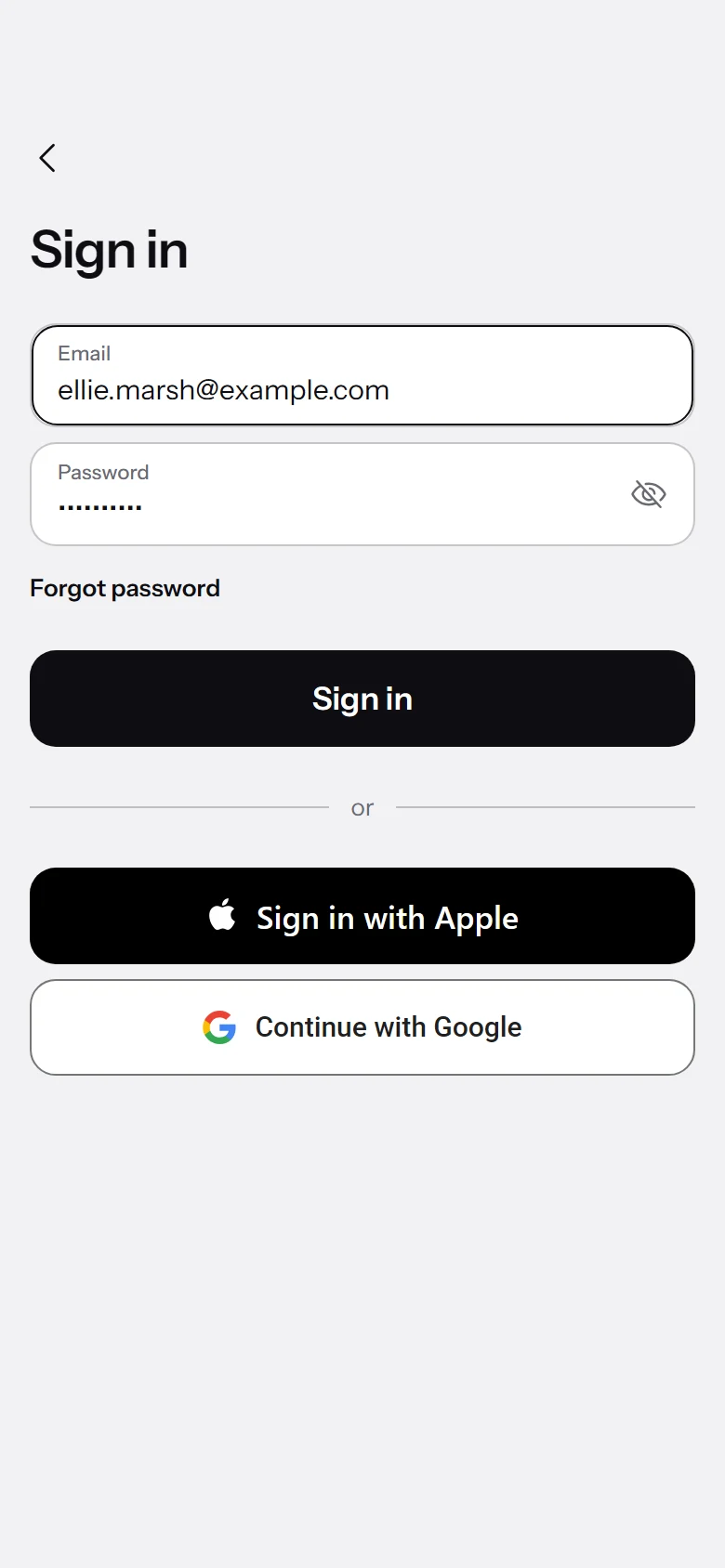 Atlas Store Sign In preview