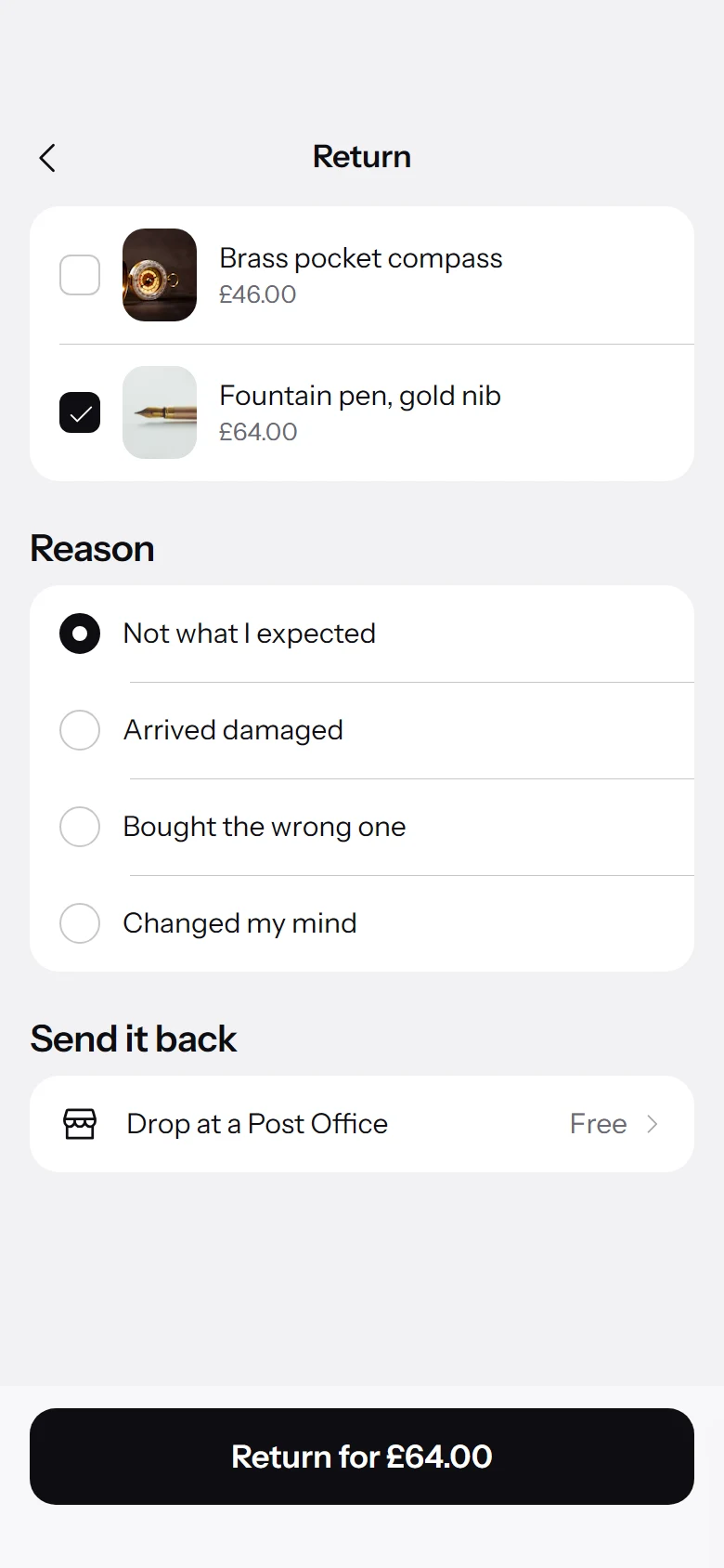 Atlas Store Start A Return preview
