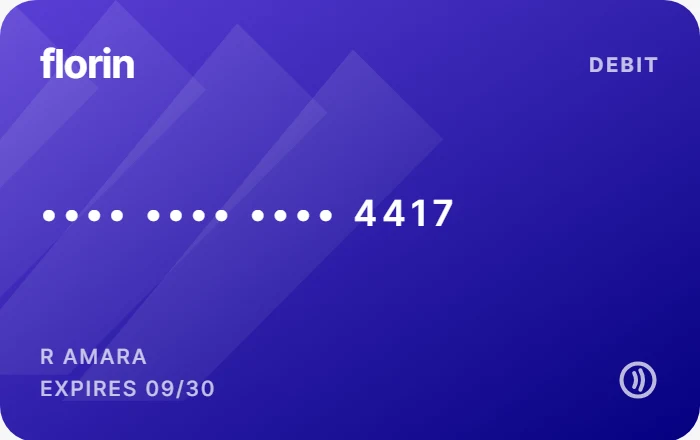 Bank Card preview