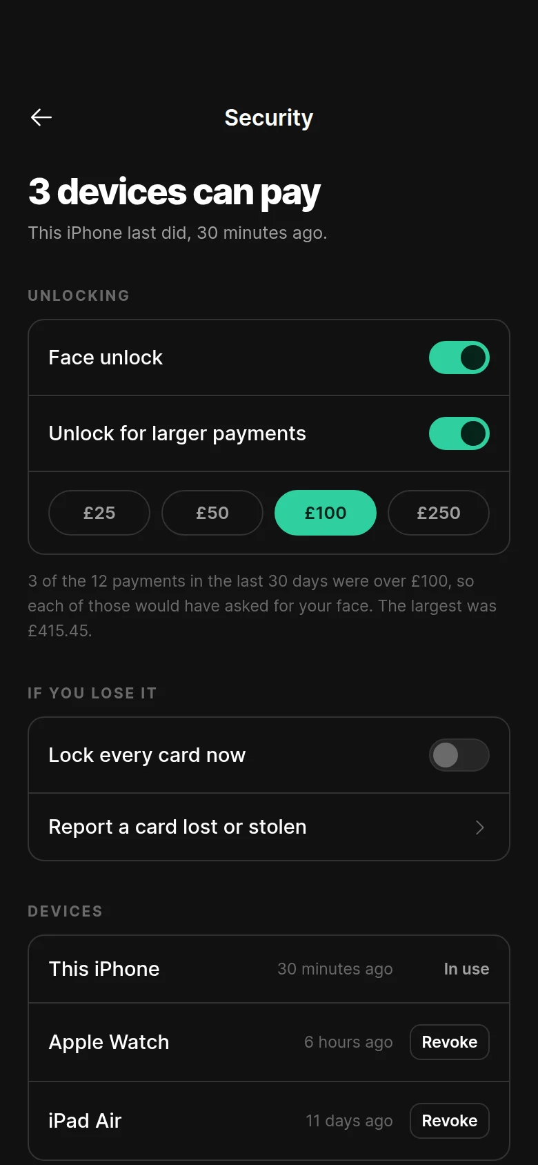 Billfold Wallet Security preview