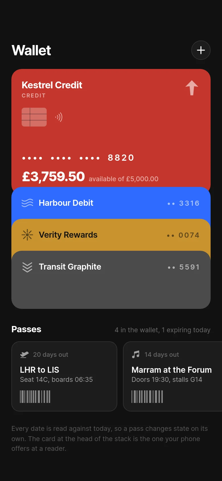 Billfold Wallet Stack preview