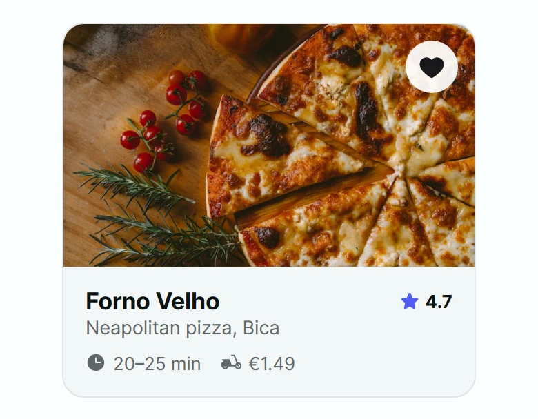 Bistro Restaurant Card preview