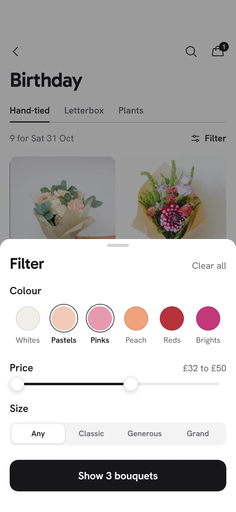 Bloom Store Filters preview