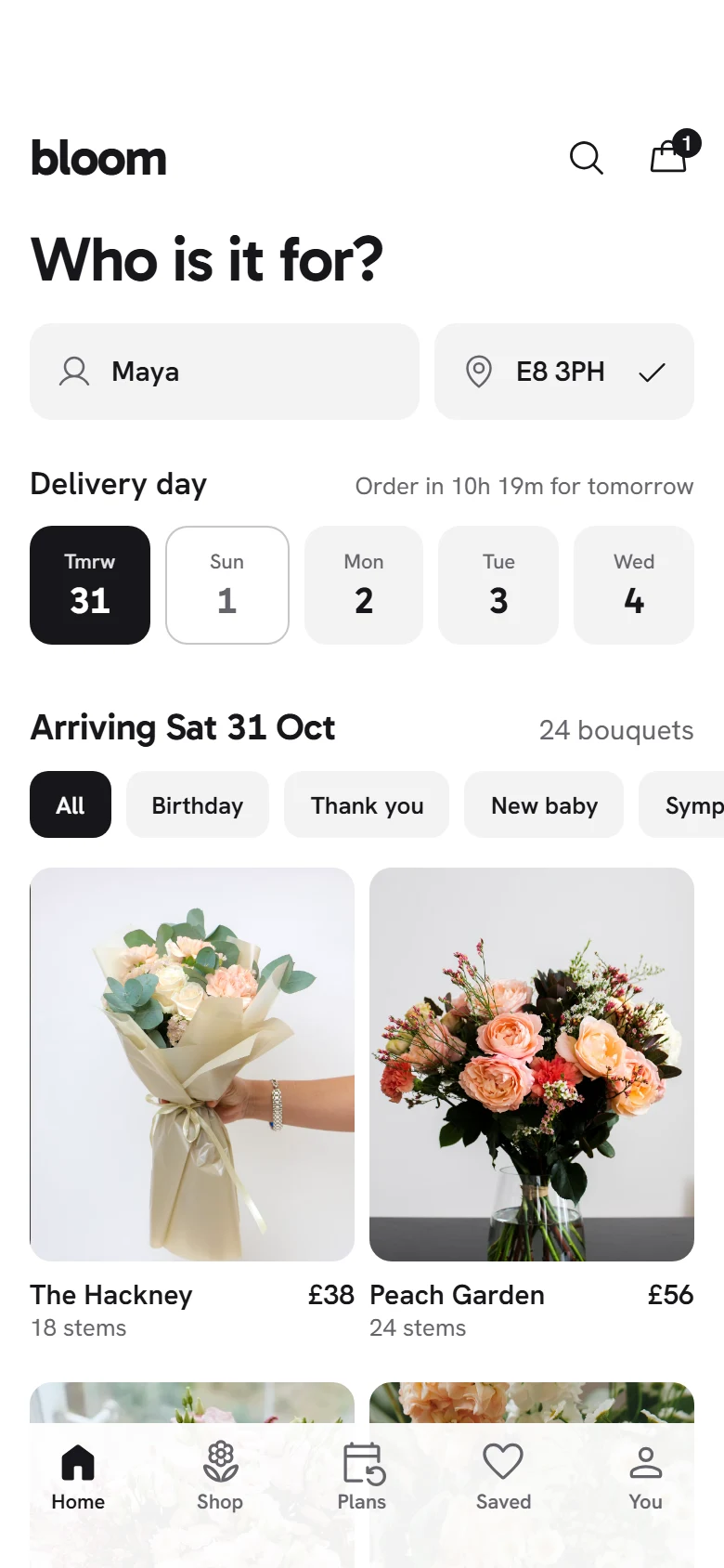 Bloom Store Home preview