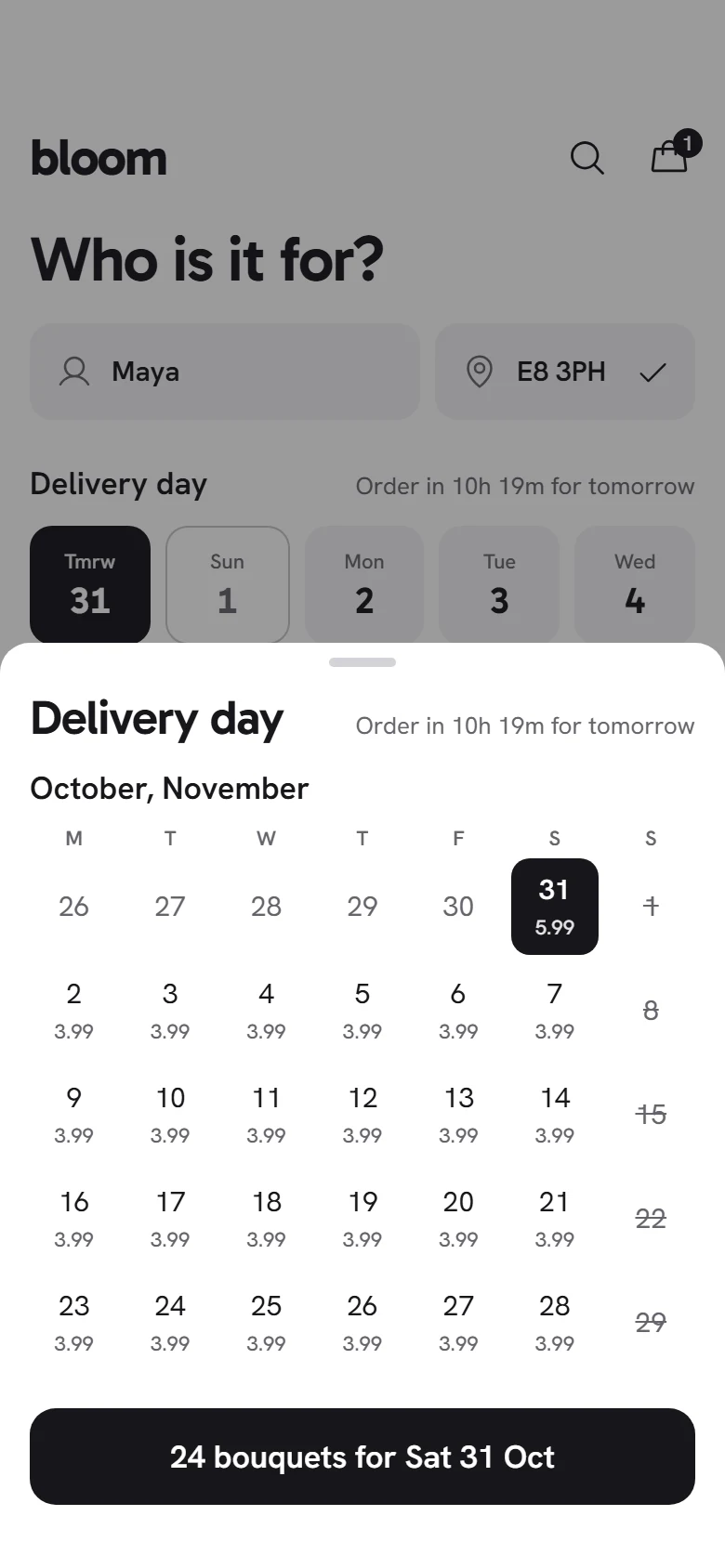 Bloom Store Pick A Day preview