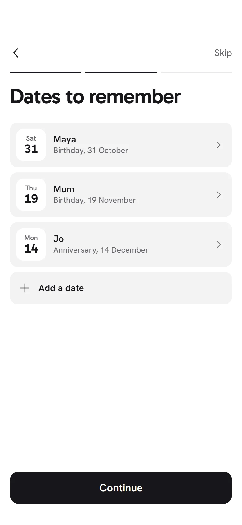 Bloom Store Their Dates preview