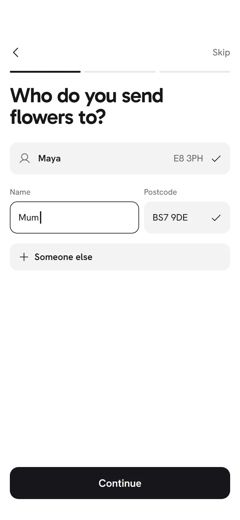 Bloom Store Who You Send To preview