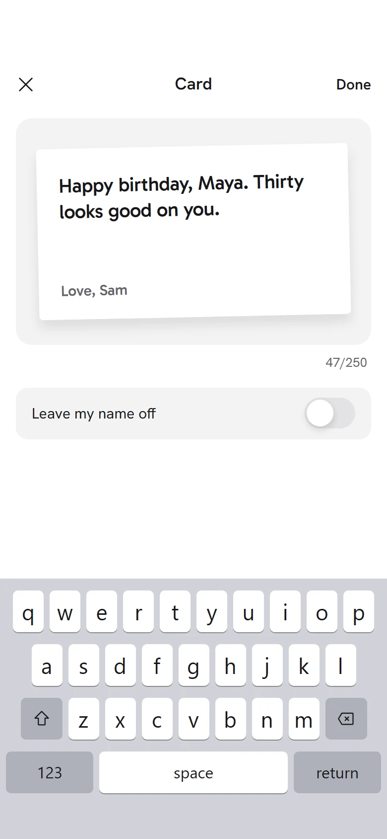 Bloom Store Write The Card preview