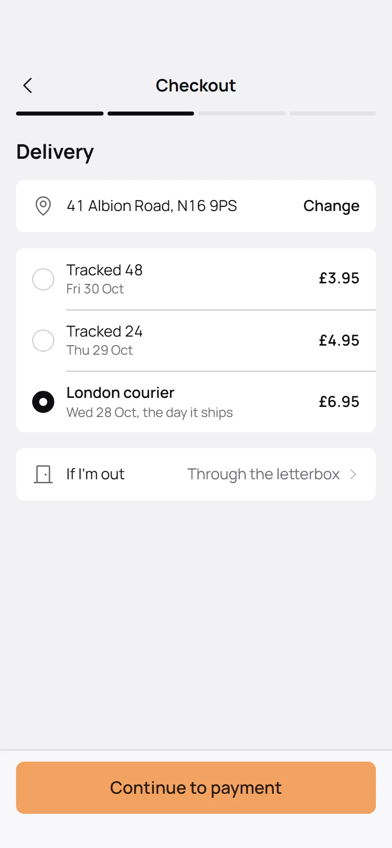 Brew Store Delivery Options preview