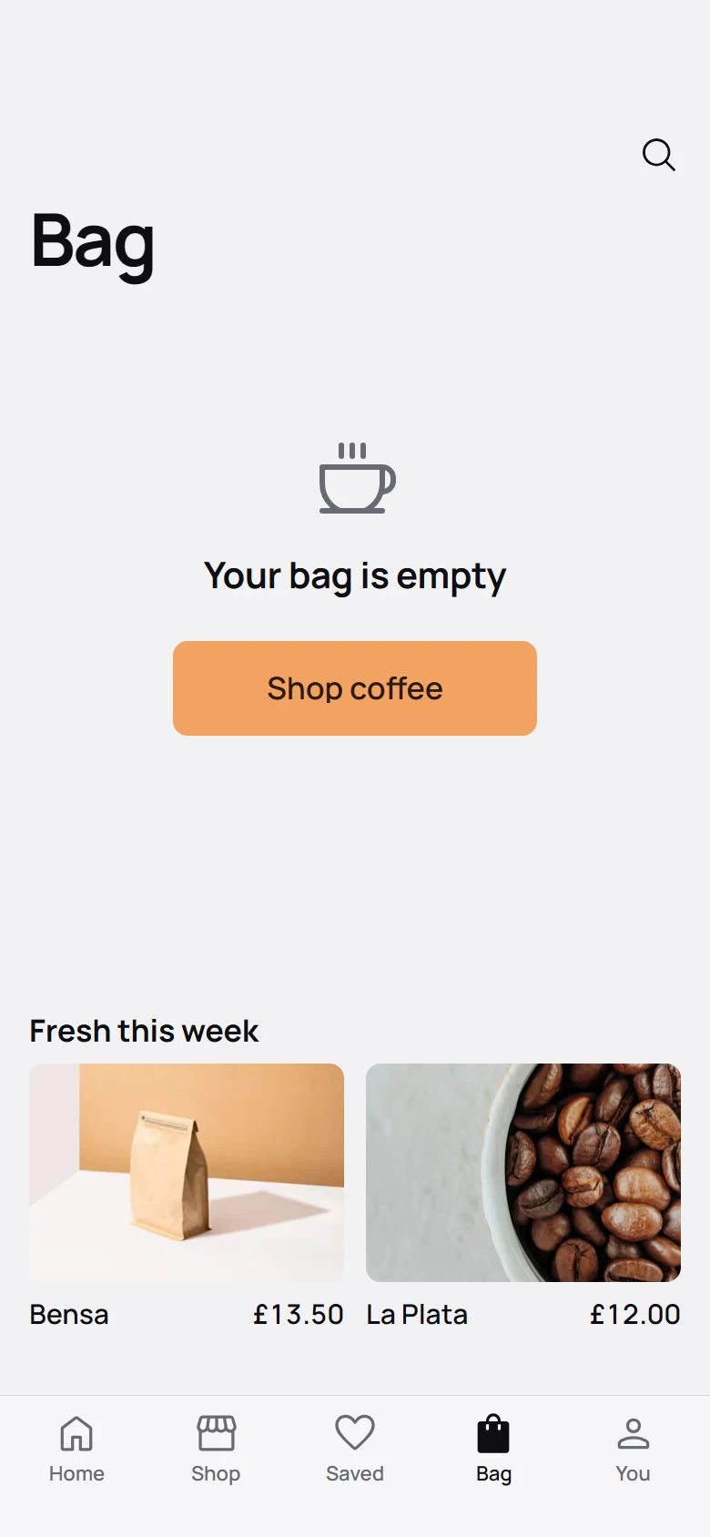 Brew Store Empty Bag preview