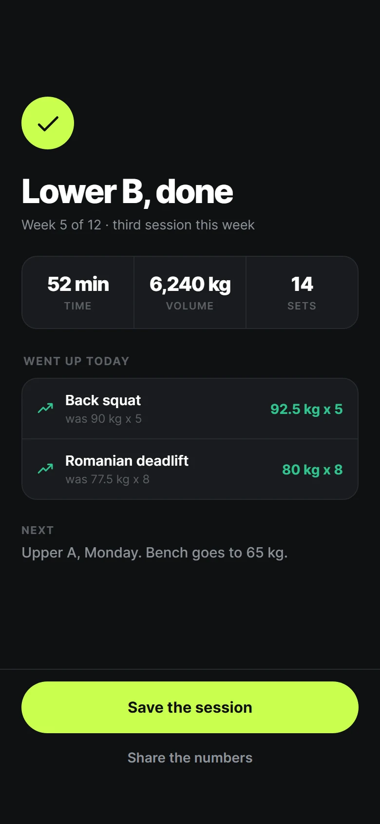 Podgląd Cadence Session Done