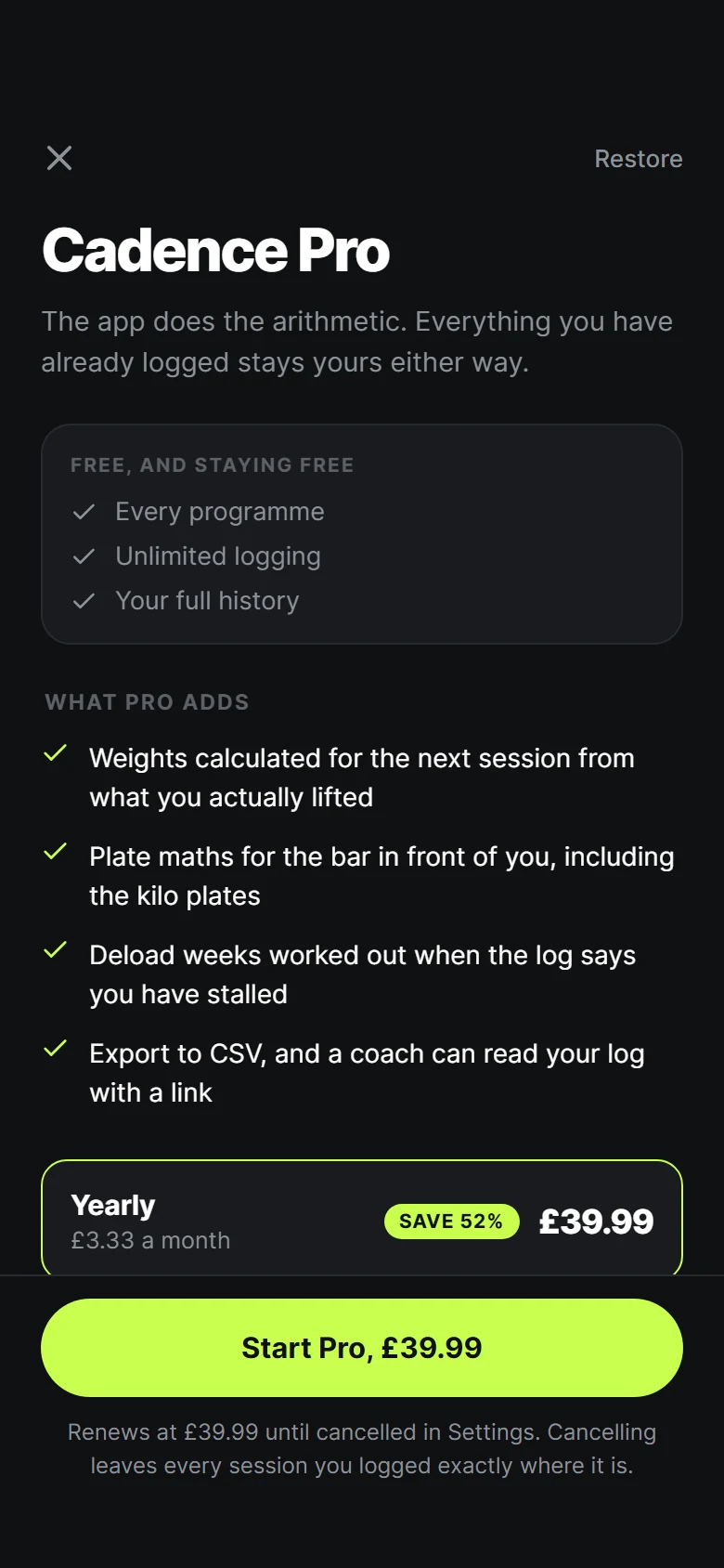 Cadence Pro preview