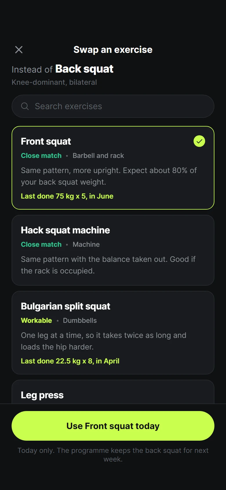 Podgląd Cadence Swap Exercise
