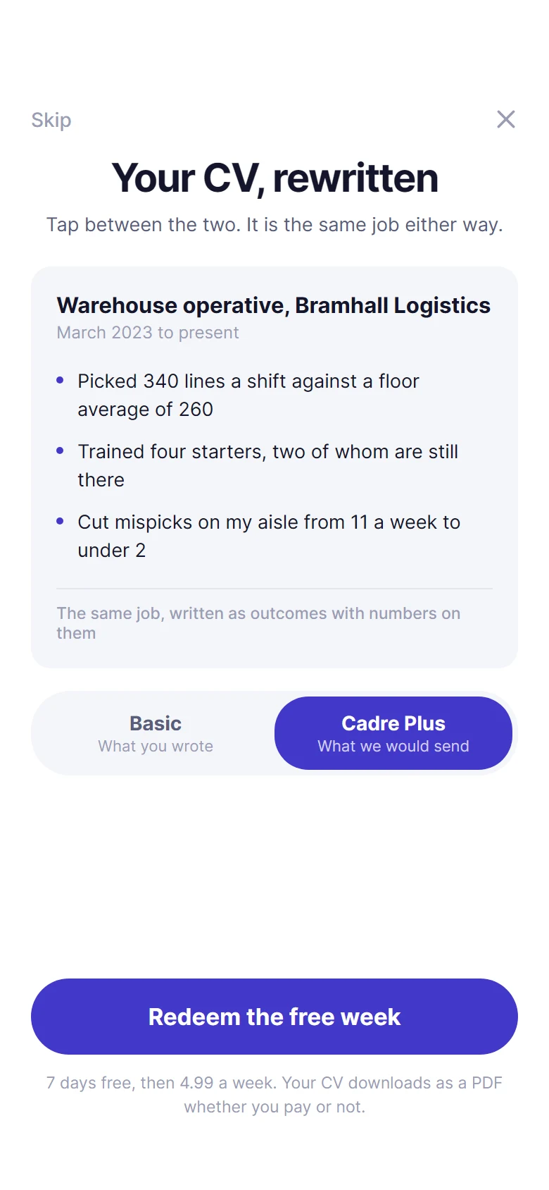 Cadre Before And After preview