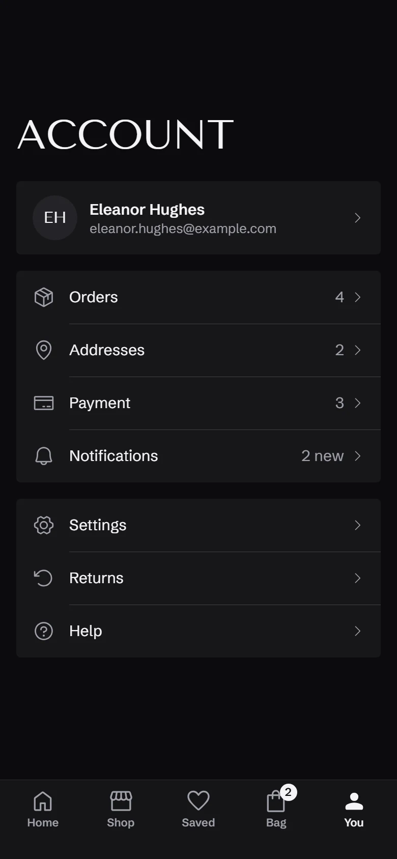 Cellar Store Account preview