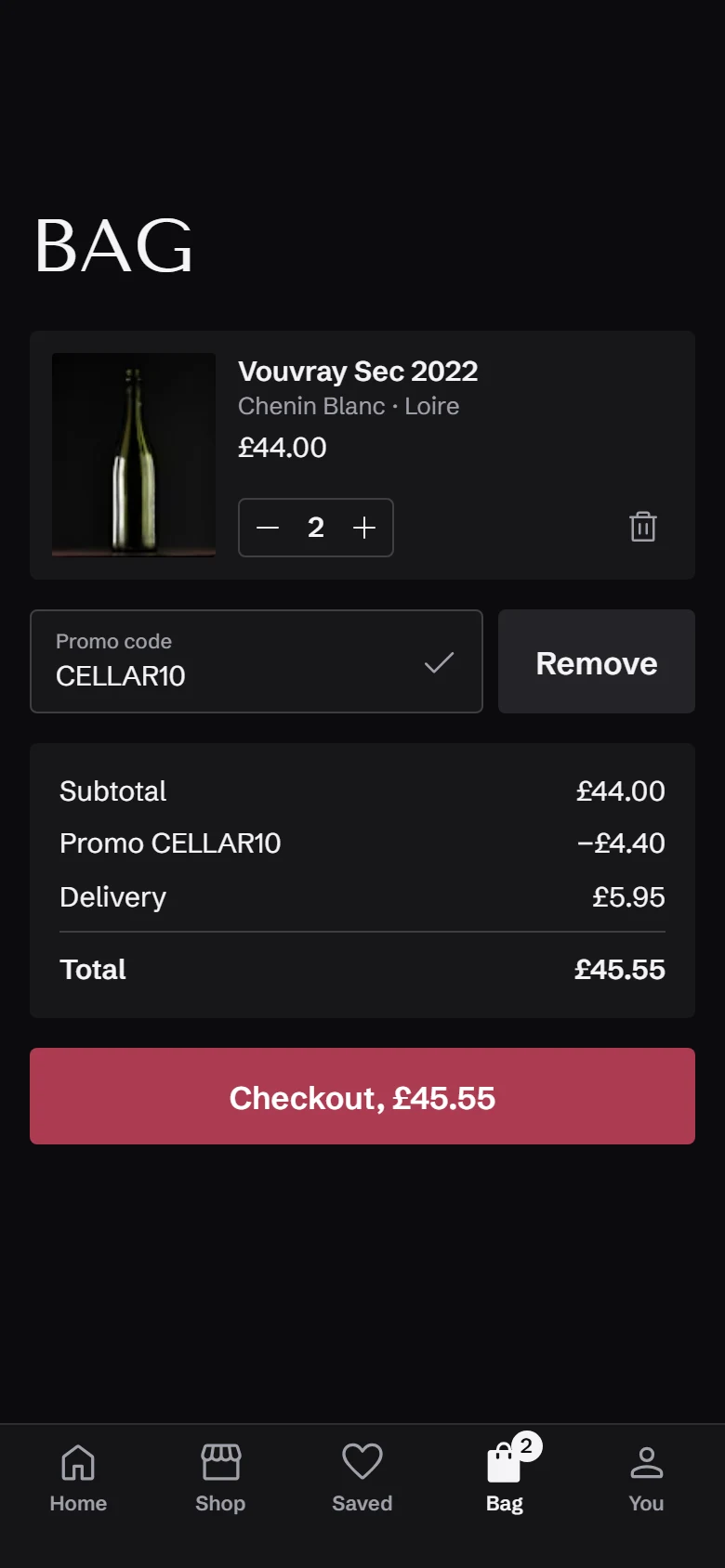 Cellar Store Bag With A Promo preview