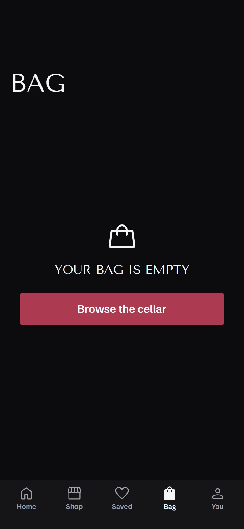 Cellar Store Empty Bag preview
