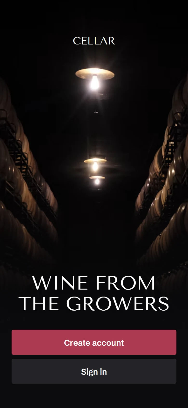 Cellar Store Welcome preview