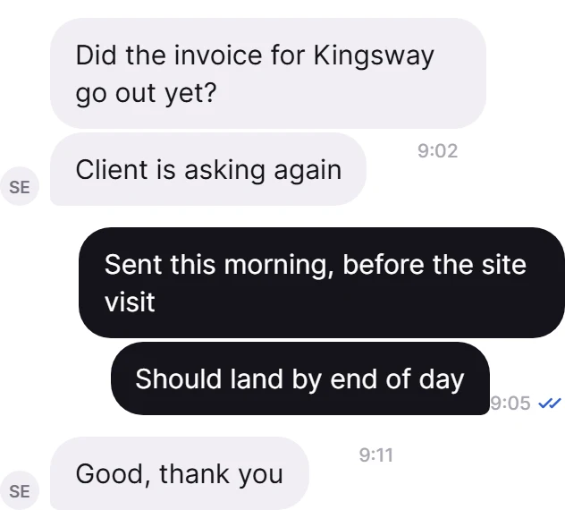 Chat Bubble preview