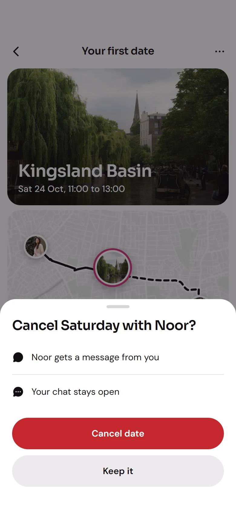 Clasp Cancel Date preview