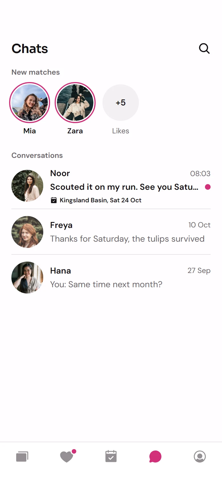 Clasp Chats preview