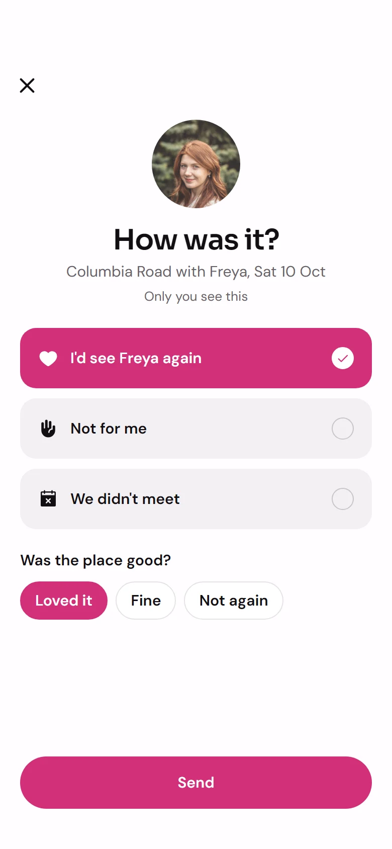 Clasp Check In preview