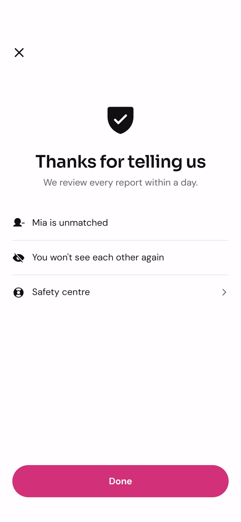 Clasp Report Sent preview