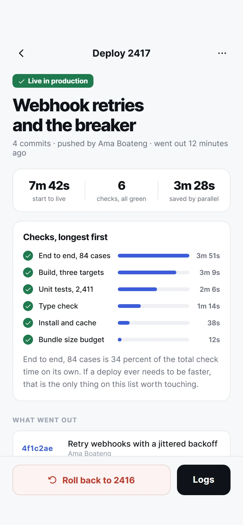 Console Deploy preview