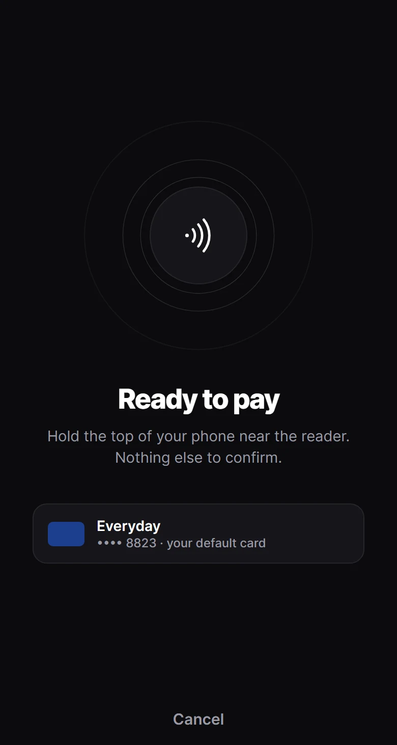 Contactless Pay preview