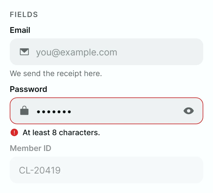 Corbel Text Field preview