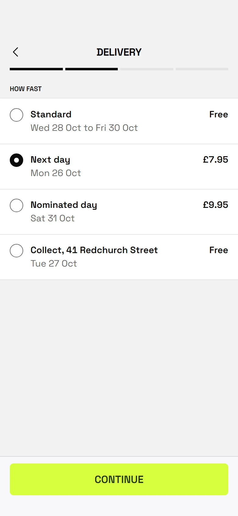 Court Store Delivery Options preview