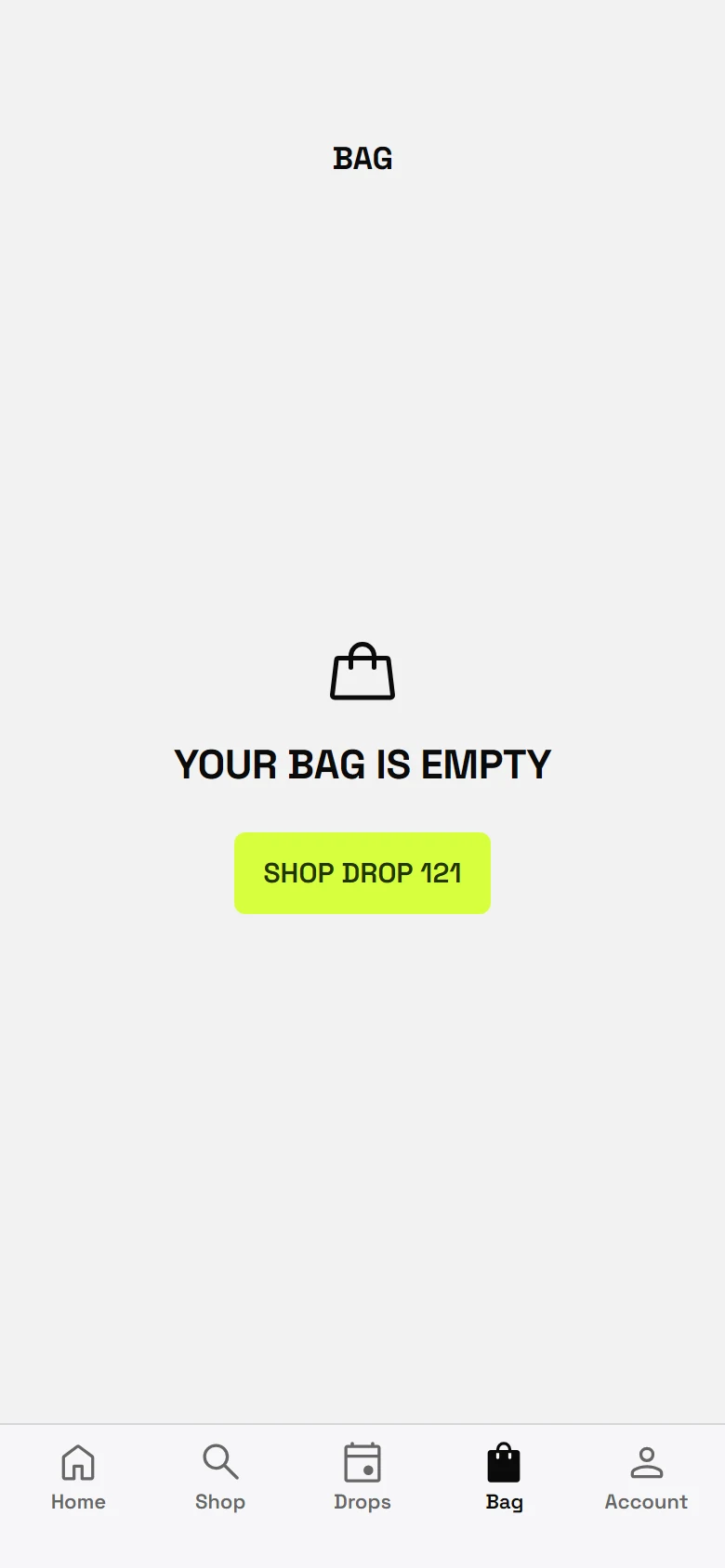 Court Store Empty Bag preview