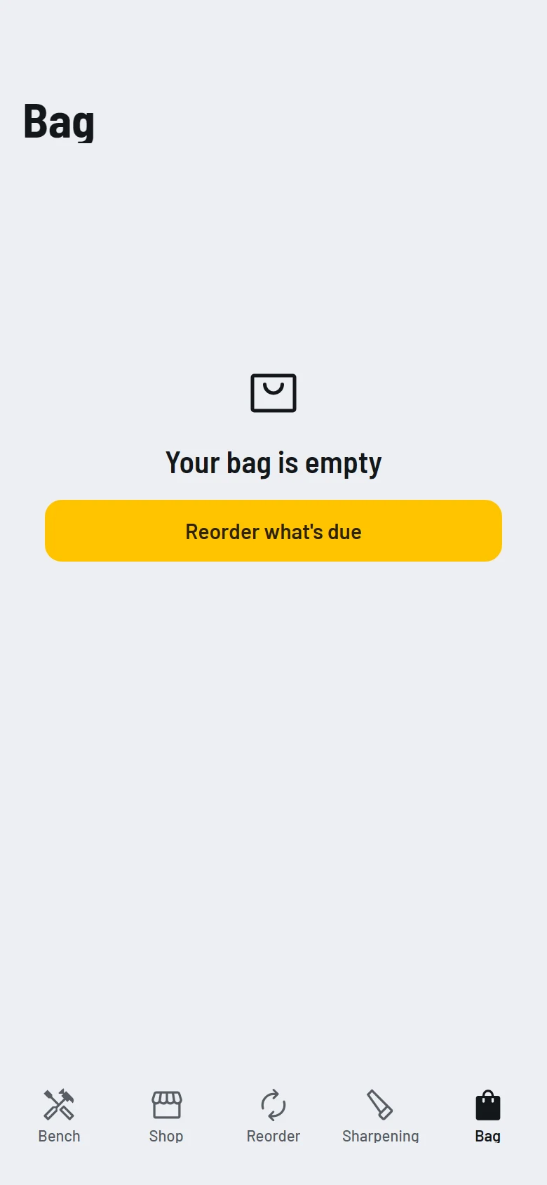 Craft Store Empty Bag preview