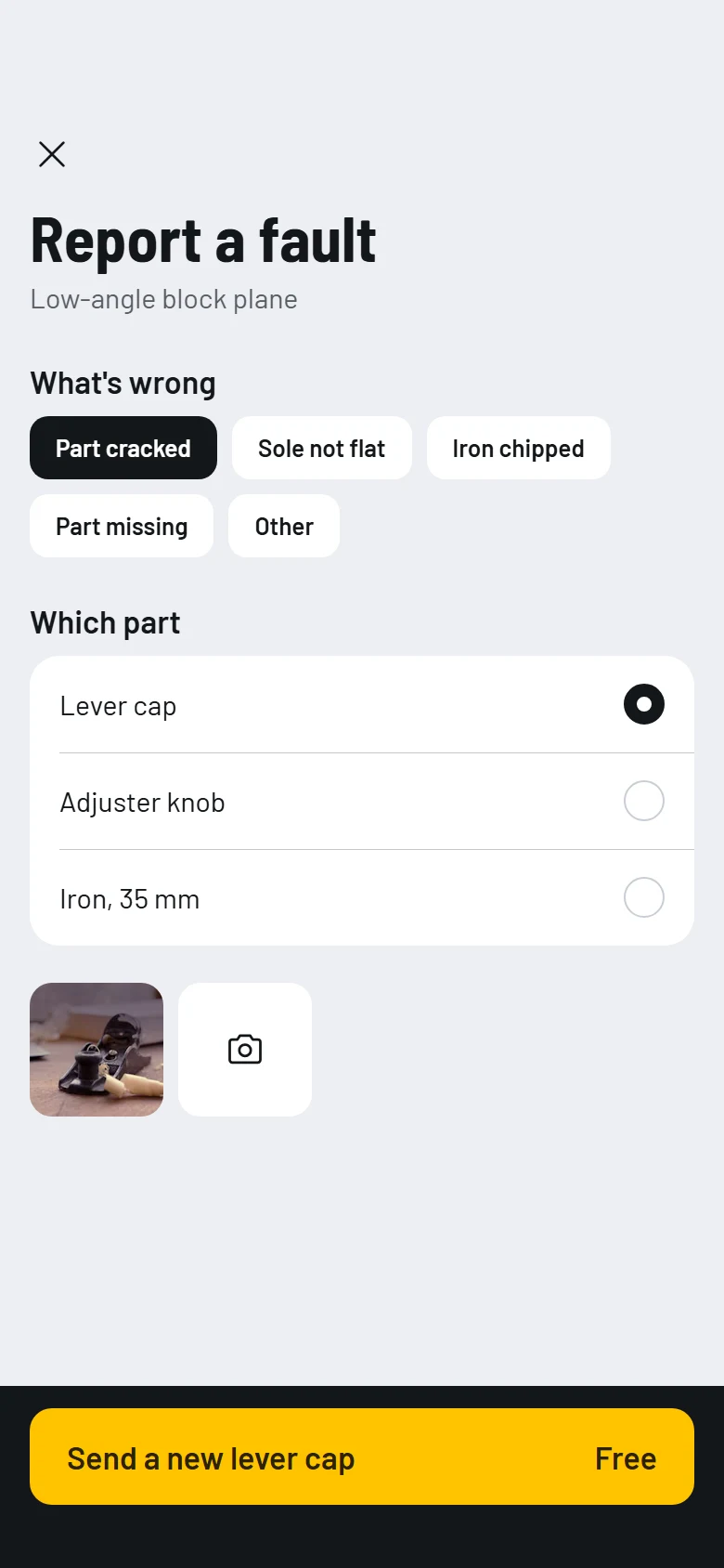 Craft Store Report A Fault preview