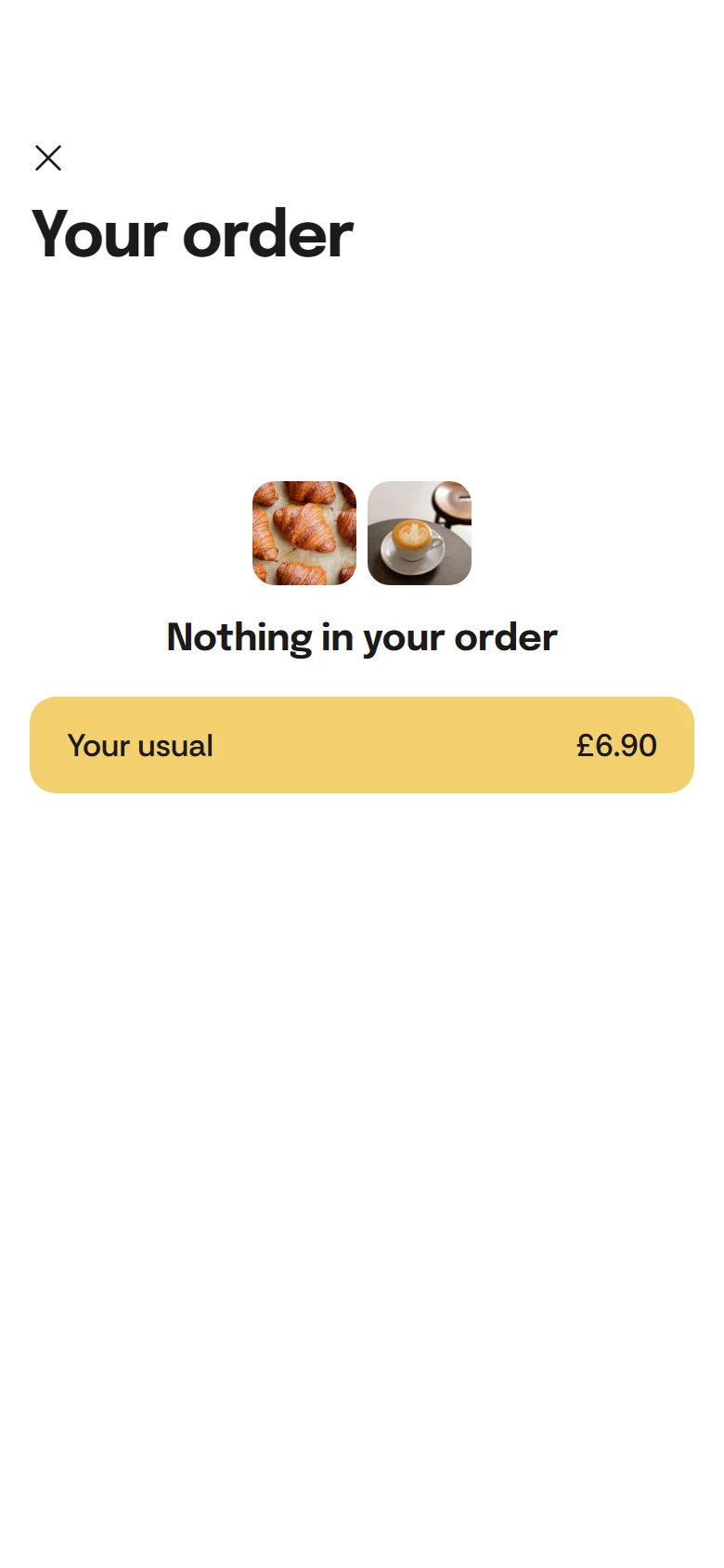 Crumb Store Empty Order preview