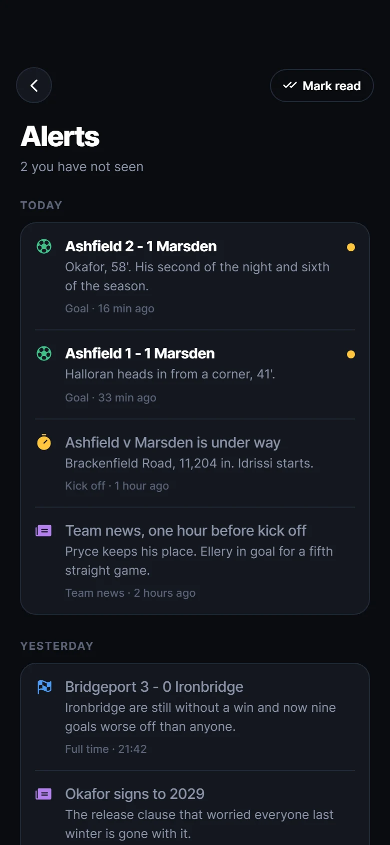 Derby Alerts preview