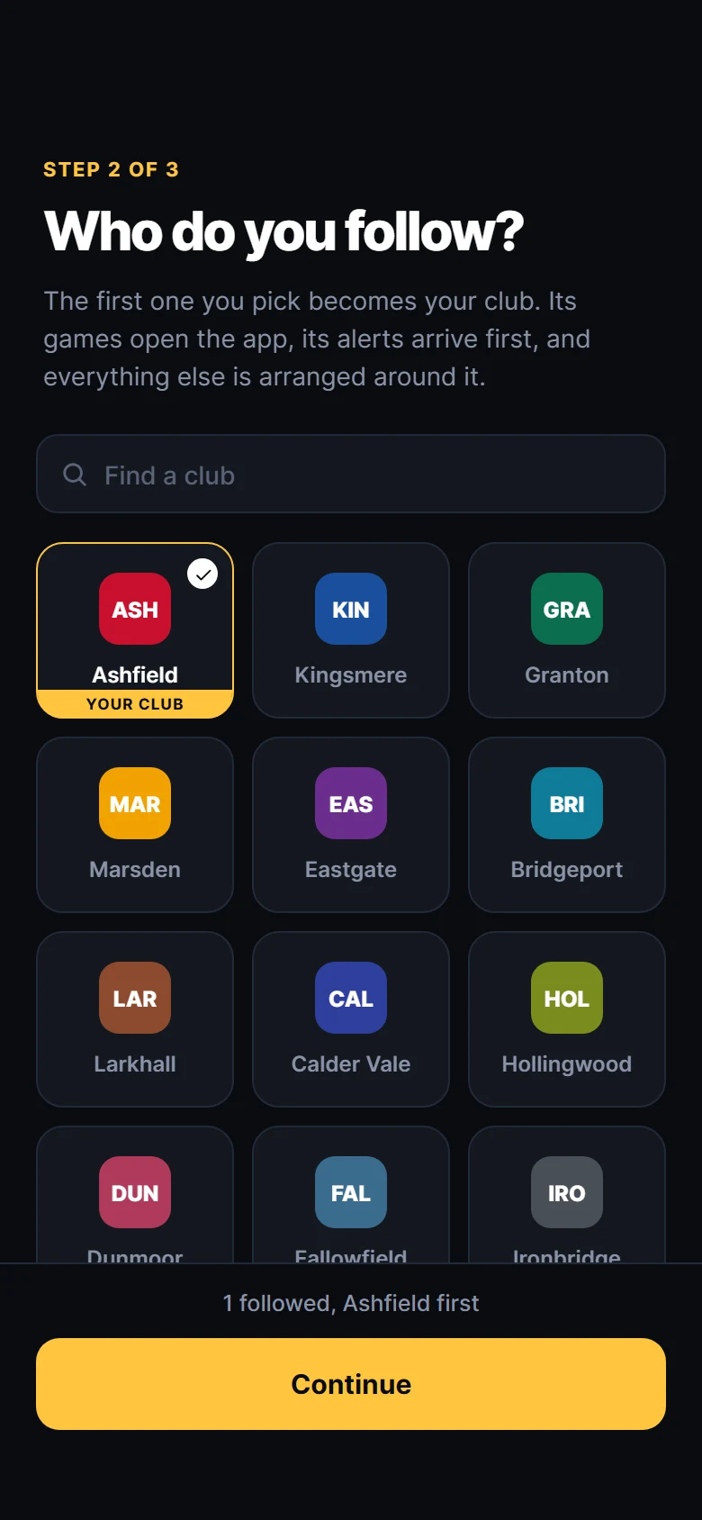 Derby Pick Your Clubs preview