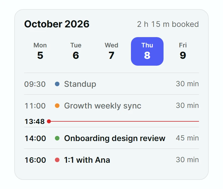 Docket Agenda Card preview