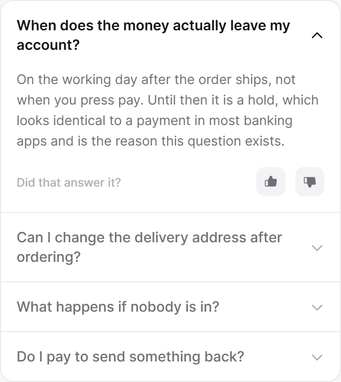 FAQ preview